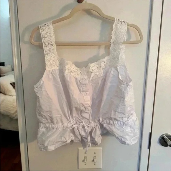 Vintage lace femme top -S - Picture 2 of 5